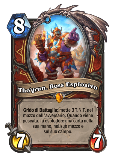 Tho'grun, Boss Esplosivo