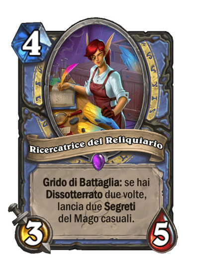 Ricercatrice del Reliquiario