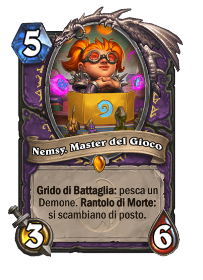 Nemsy, Master del Gioco