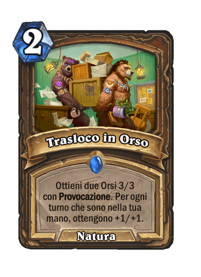 Trasloco in Orso