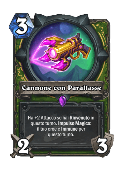 Cannone con Parallasse