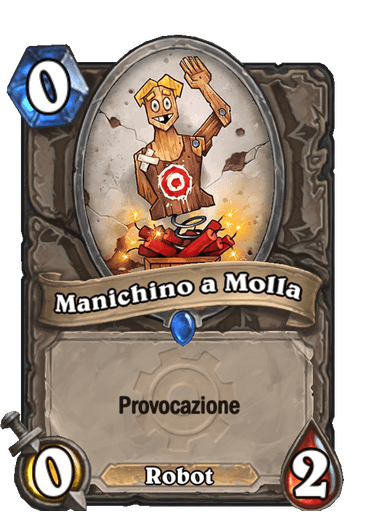 Manichino a Molla