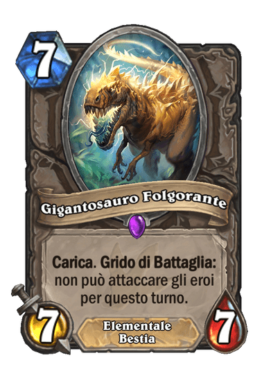 Gigantosauro Folgorante
