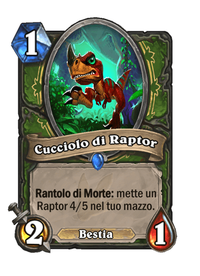 Cucciolo di Raptor