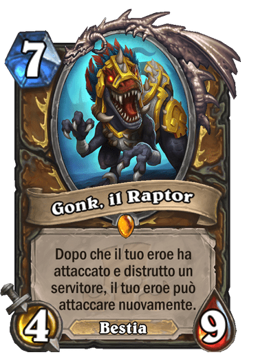 Gonk, il Raptor