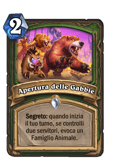 Apertura delle Gabbie