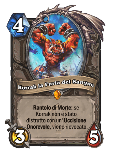 Korrak la Furia del Sangue