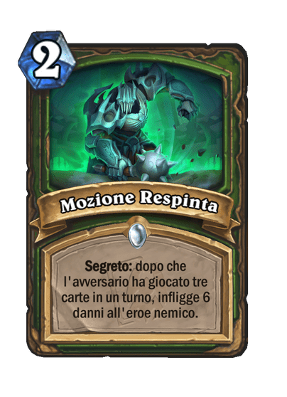 Mozione Respinta