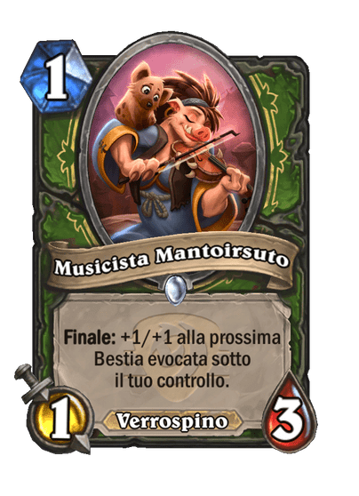 Musicista Mantoirsuto