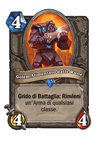 Golem Alimentato dalle Rune